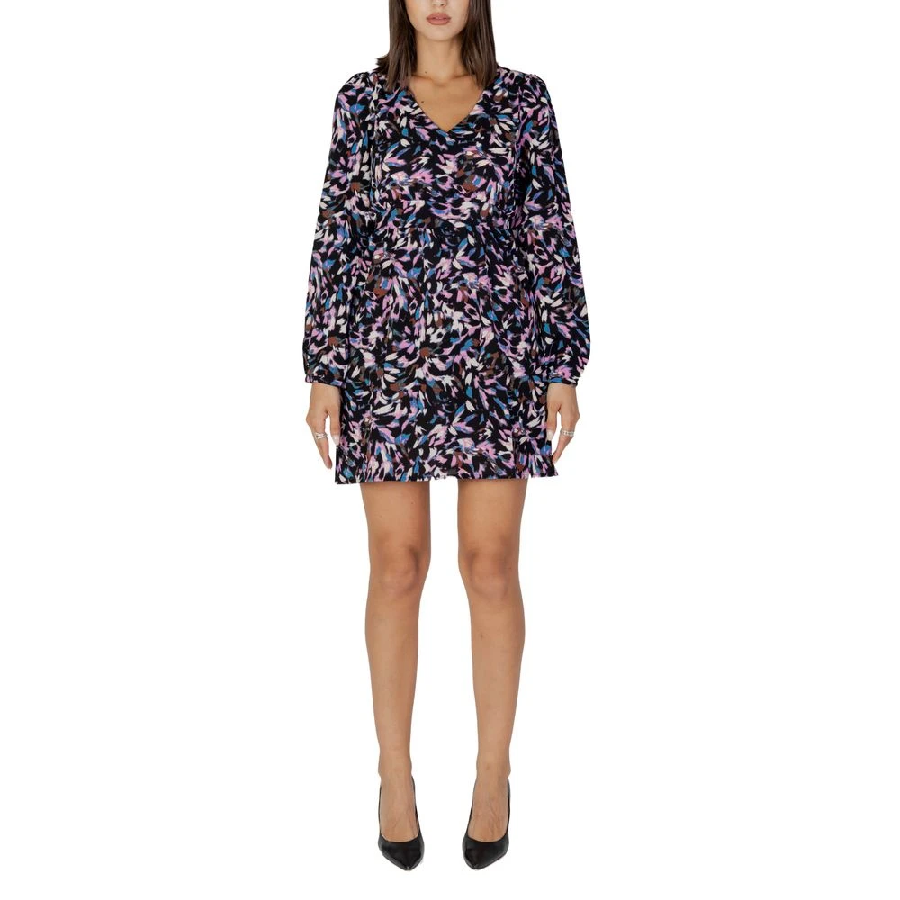 Only Rosa Polyester Jurk Herfst Winter Collectie Multicolor Dames
