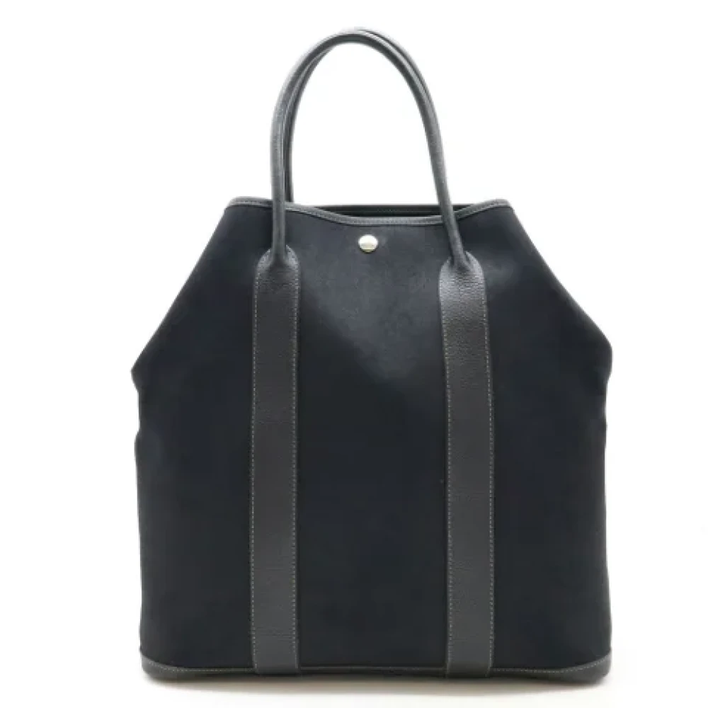 Hermès Vintage Pre-owned Leather handbags Black Dames