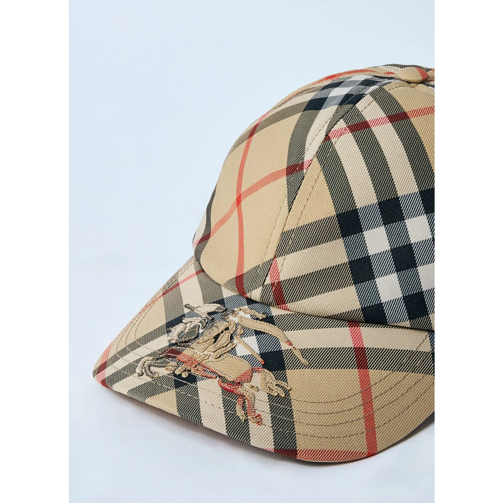 Burberry Check Baseballpet Beige Heren