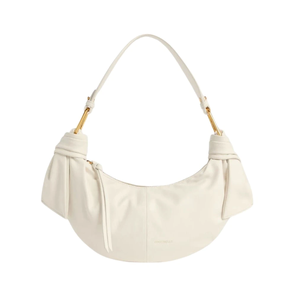 Coccinelle Furoshiki Shoulder Bag - Female - Shoulder Bags - White - One Size - Bags