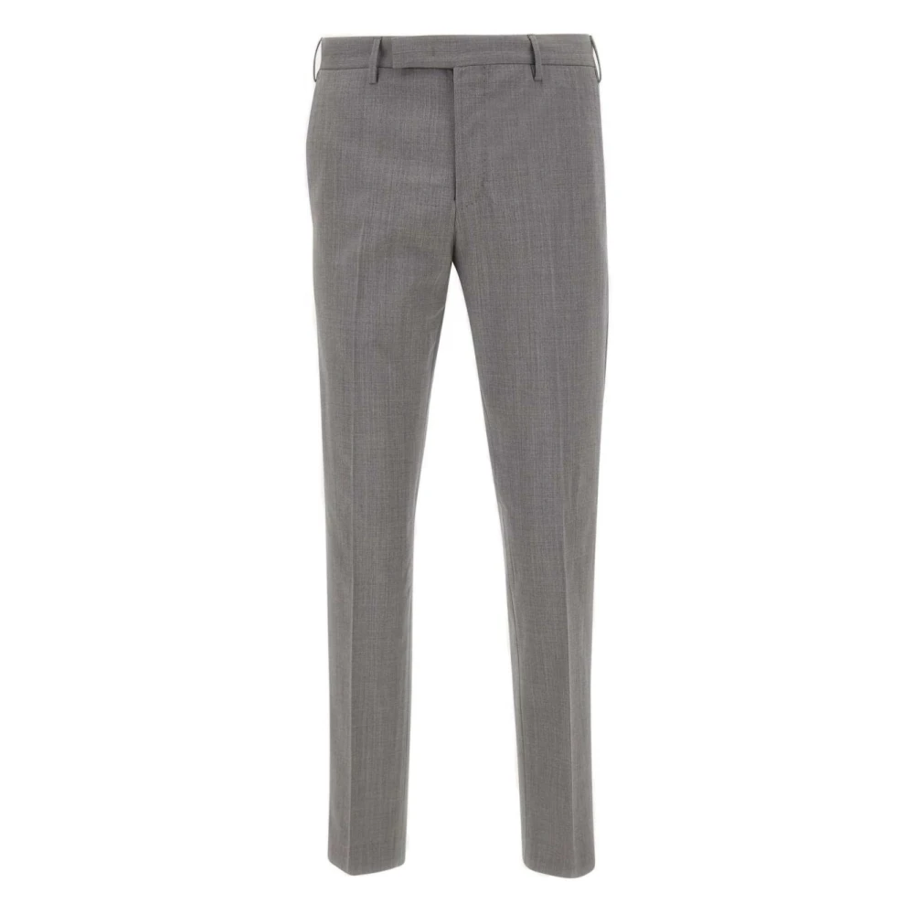 Pt Torino Men's Gray Suit Trousers, M, Stylish Trousers For