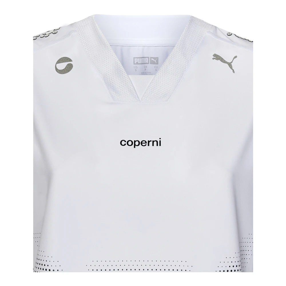 Coperni Witte Reflecterende Sweatshirt voor Vrouwen White Dames