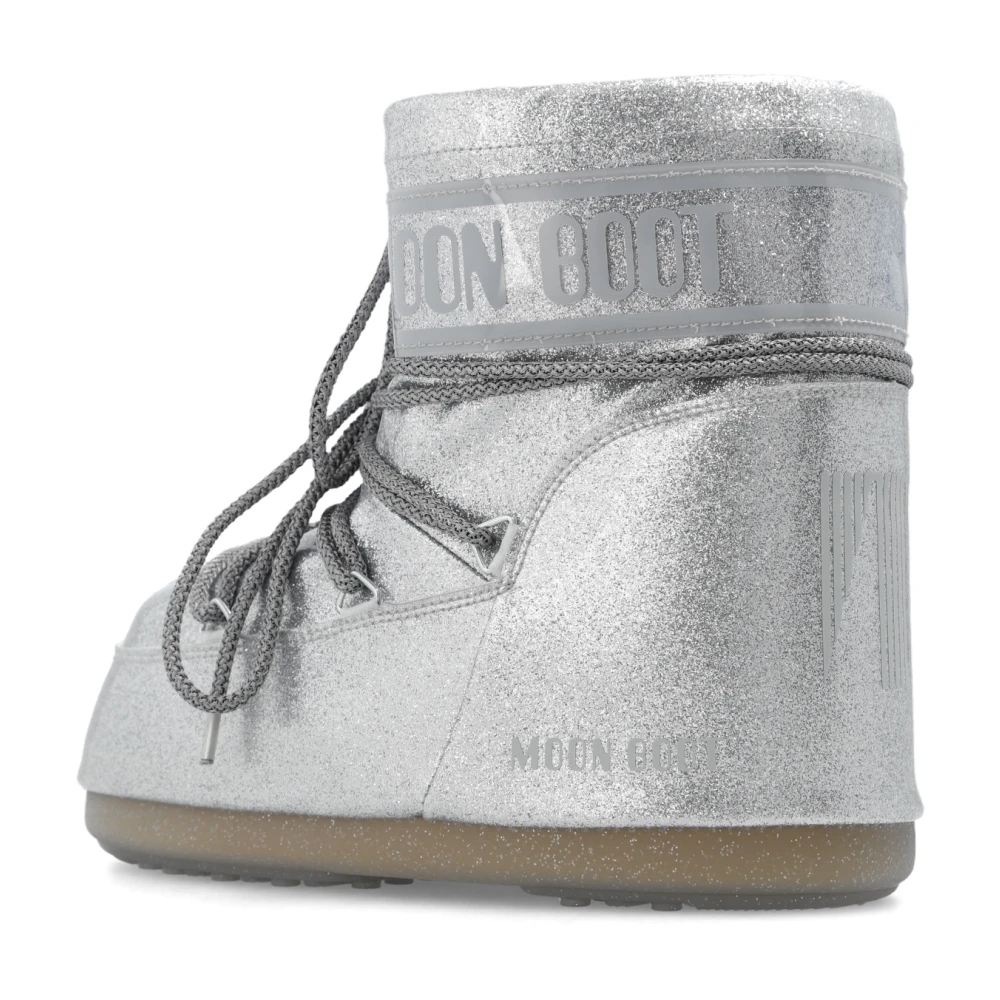 moon boot Icon Glitter sneeuwlaarzen Gray Dames