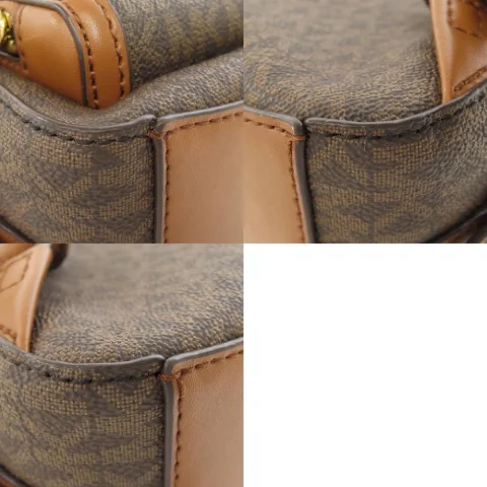 Michael Kors Pre-owned Plastic backpacks Brown Dames