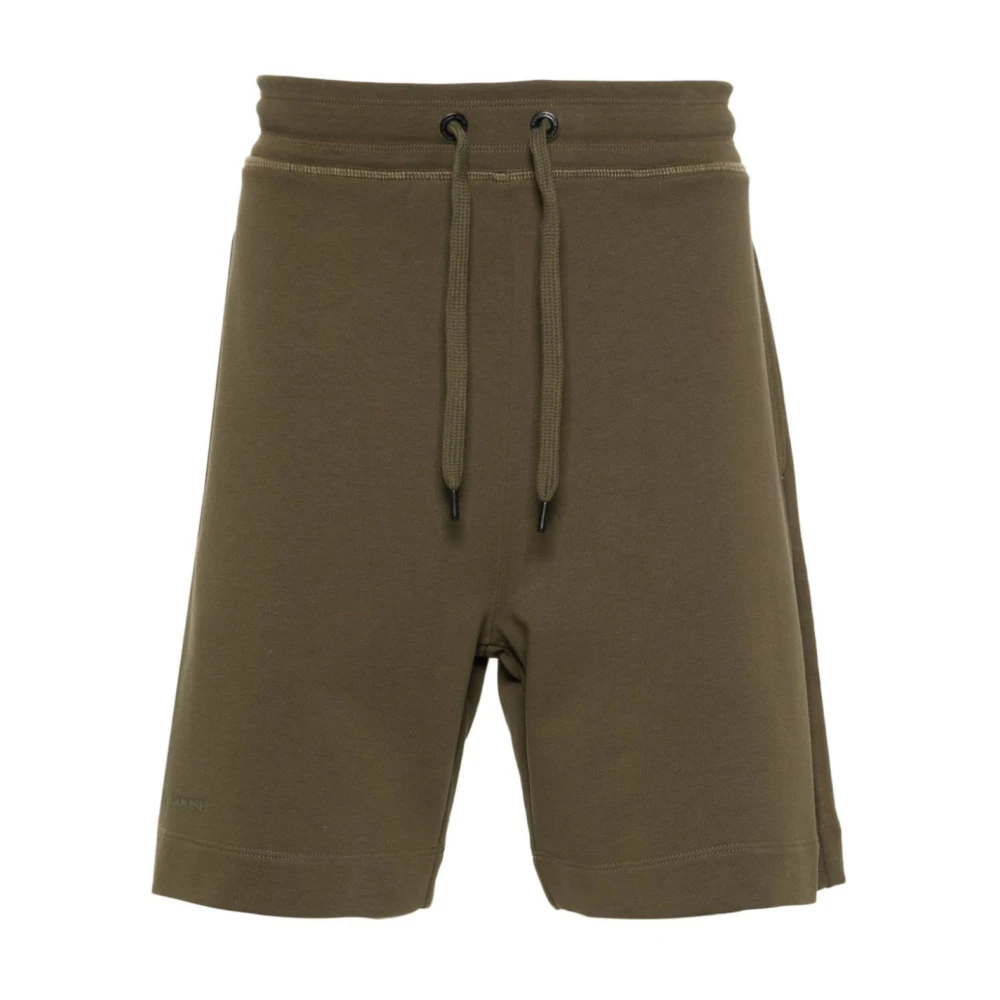 Canada Goose Men's Green Military Cotton Shorts Huron