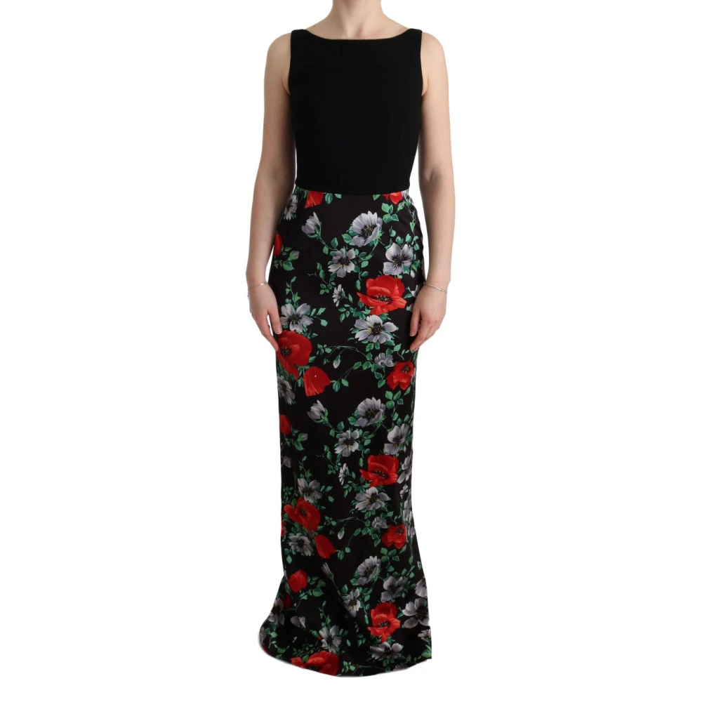 Dolce & Gabbana Women's Multicolor Stretch Sheath Long Dress - Gowns - S - Dresses