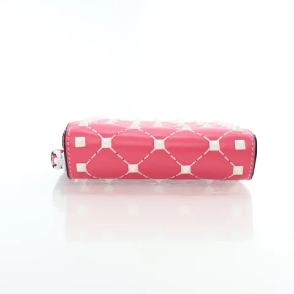 Valentino Vintage Pre-owned Leather wallets Pink Dames