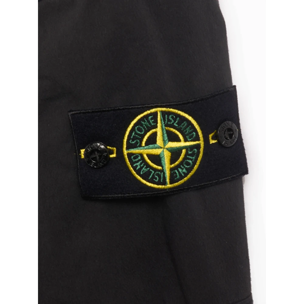Stone Island Regular Tapered Pants Black Heren