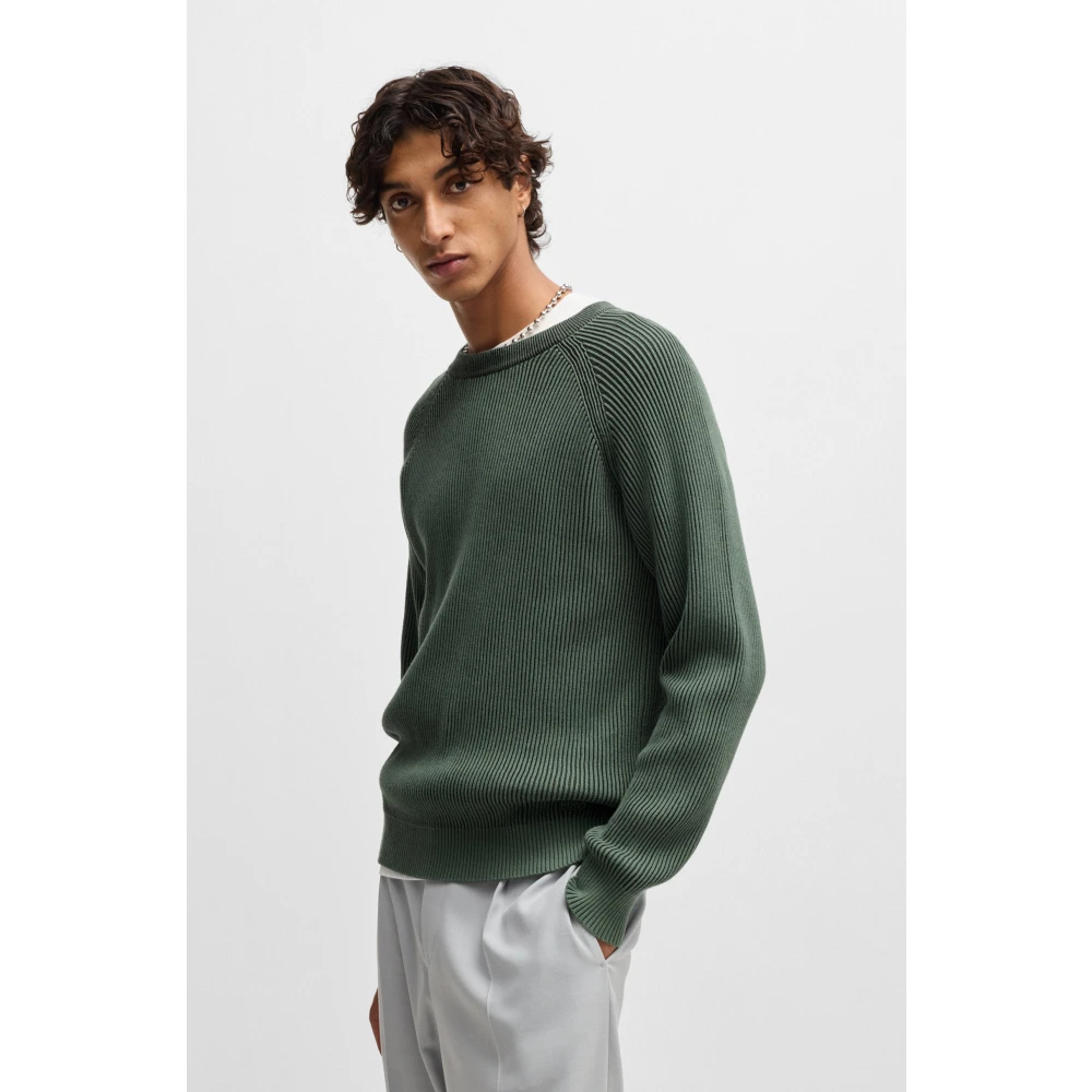 Hugo Boss Stijlvolle pull voor mannen Green Heren