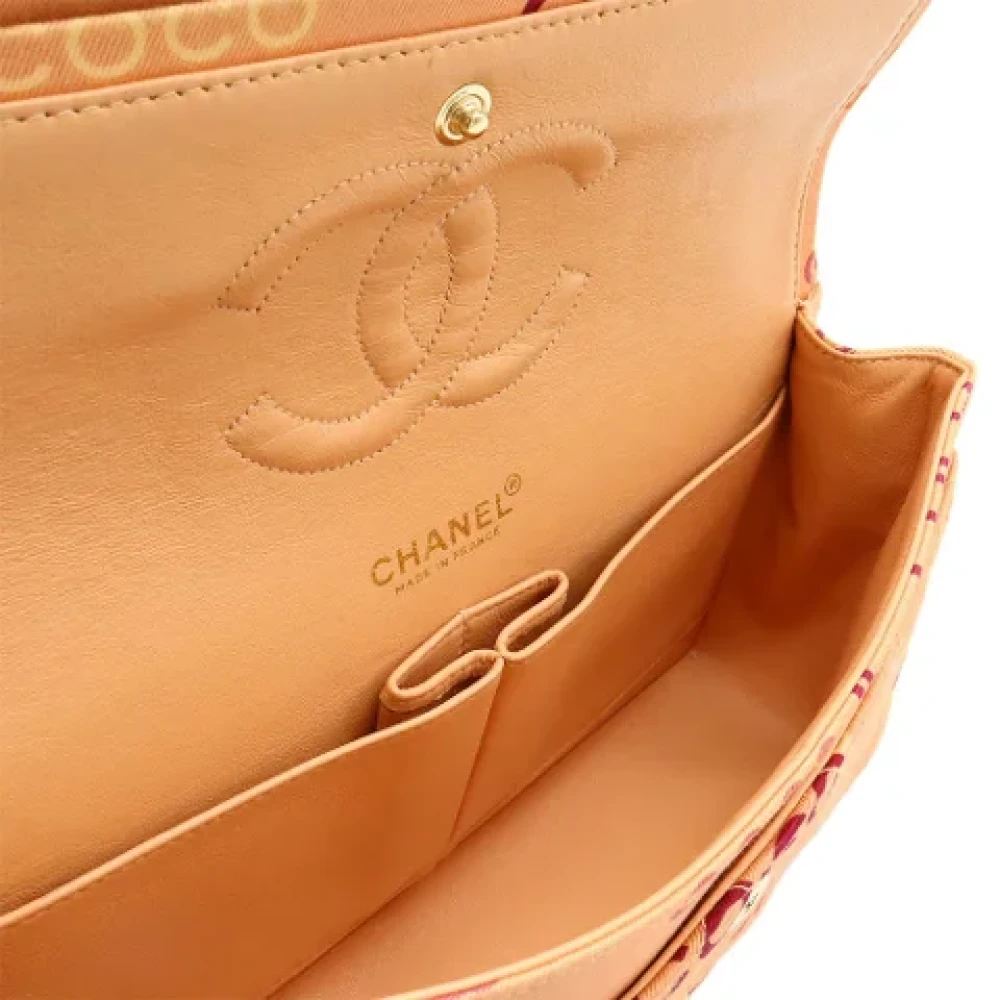 Chanel Vintage Pre-owned Canvas shoulder-bags Pink Dames