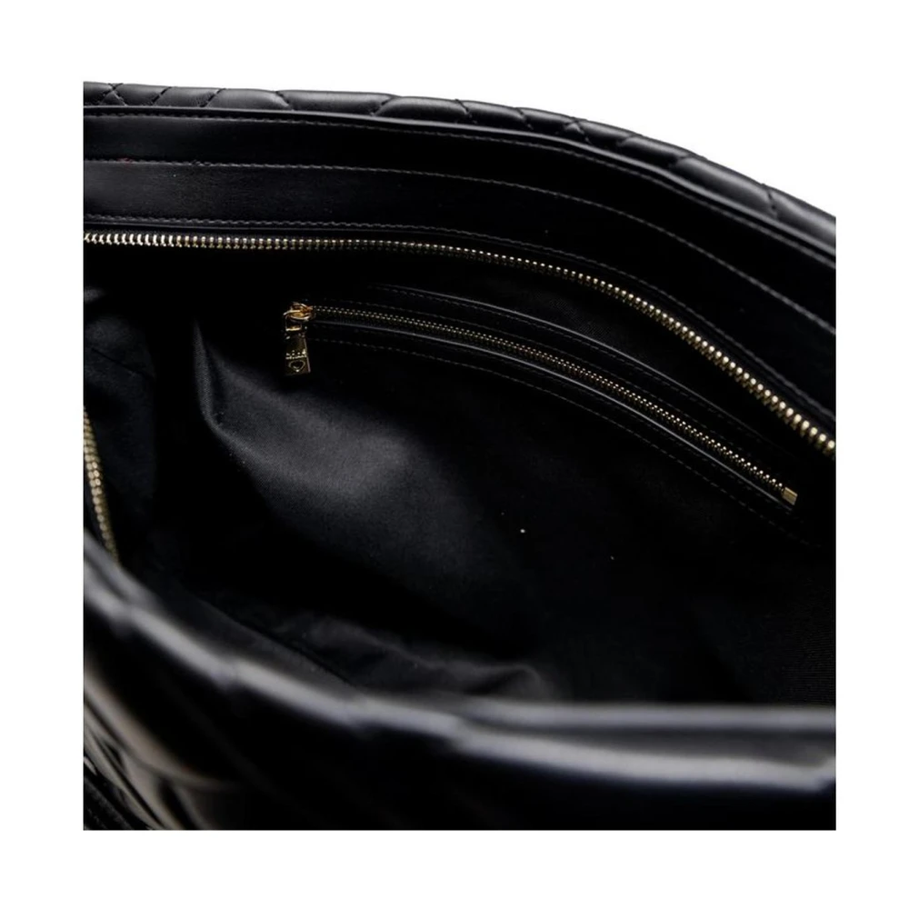 Love Moschino Ruime polyethyleen handtas herfst winter collectie Black Dames