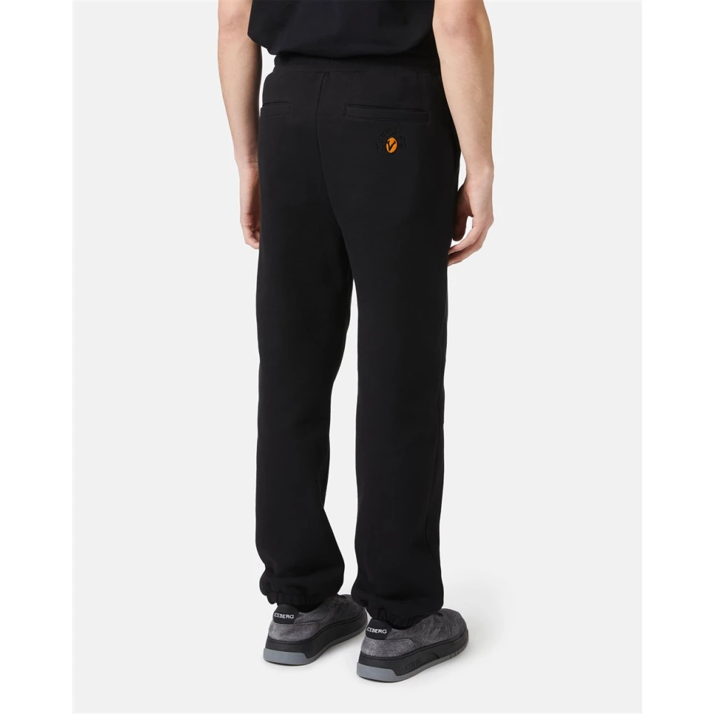 Iceberg Zwarte fleece joggers Black Heren