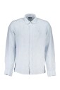 blauw-gestreept-overhemd-met-lange-mouwen-geborduurd