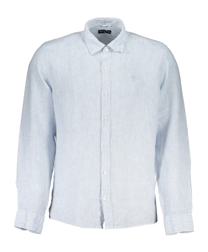 blauw-gestreept-overhemd-met-lange-mouwen-geborduurd