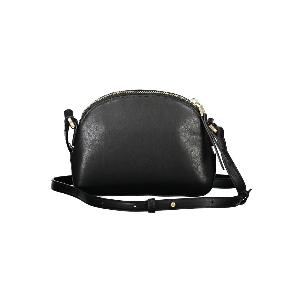 Calvin Klein Zwarte Polyester Schoudertas met Logo Black Dames