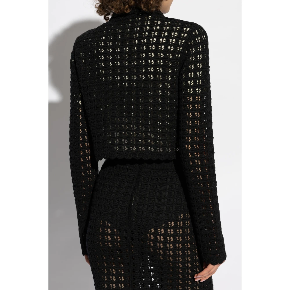 Dolce & Gabbana Wollen vest Black Dames
