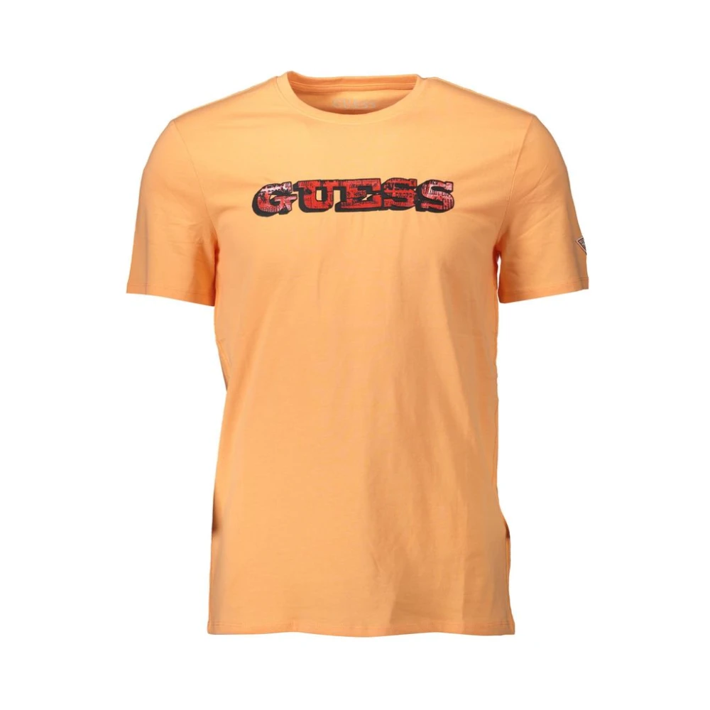 Guess - Tops > T-Shirts - Orange - Guess - Modalova