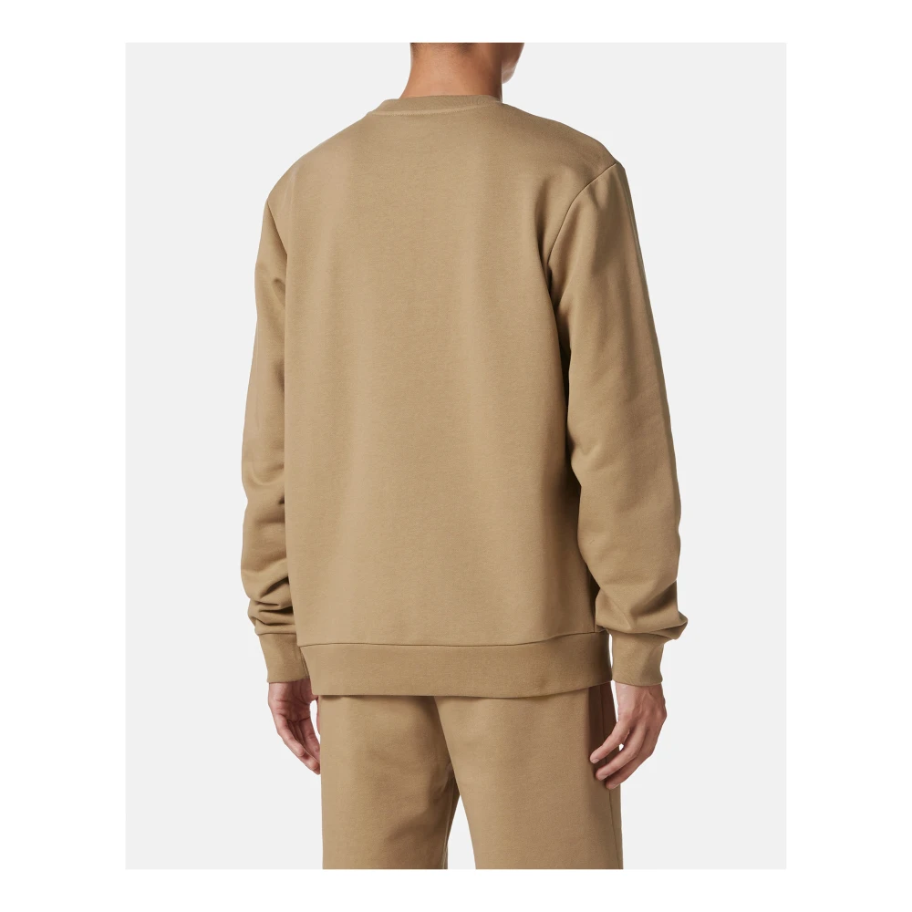 Iceberg Klassieke regular fit ronde hals moddergekleurde sweatshirt met Looney Tunes detail Green Heren