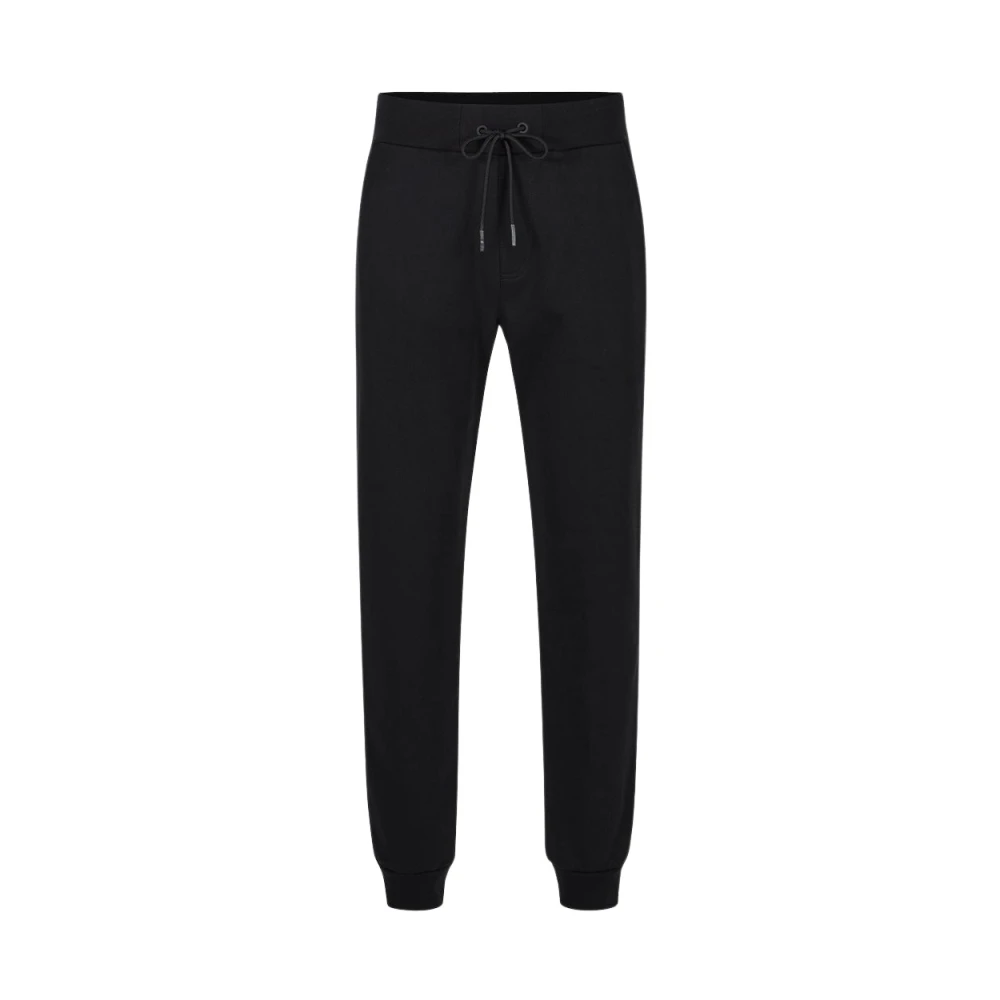 Iceberg Zwarte jogger regular fit broek van fleece met berenprint Black Heren