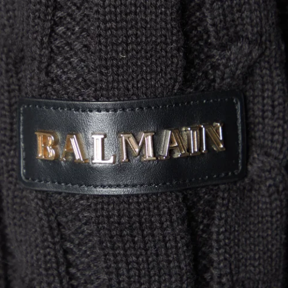 Balmain Pre-owned Knit tops Black Dames