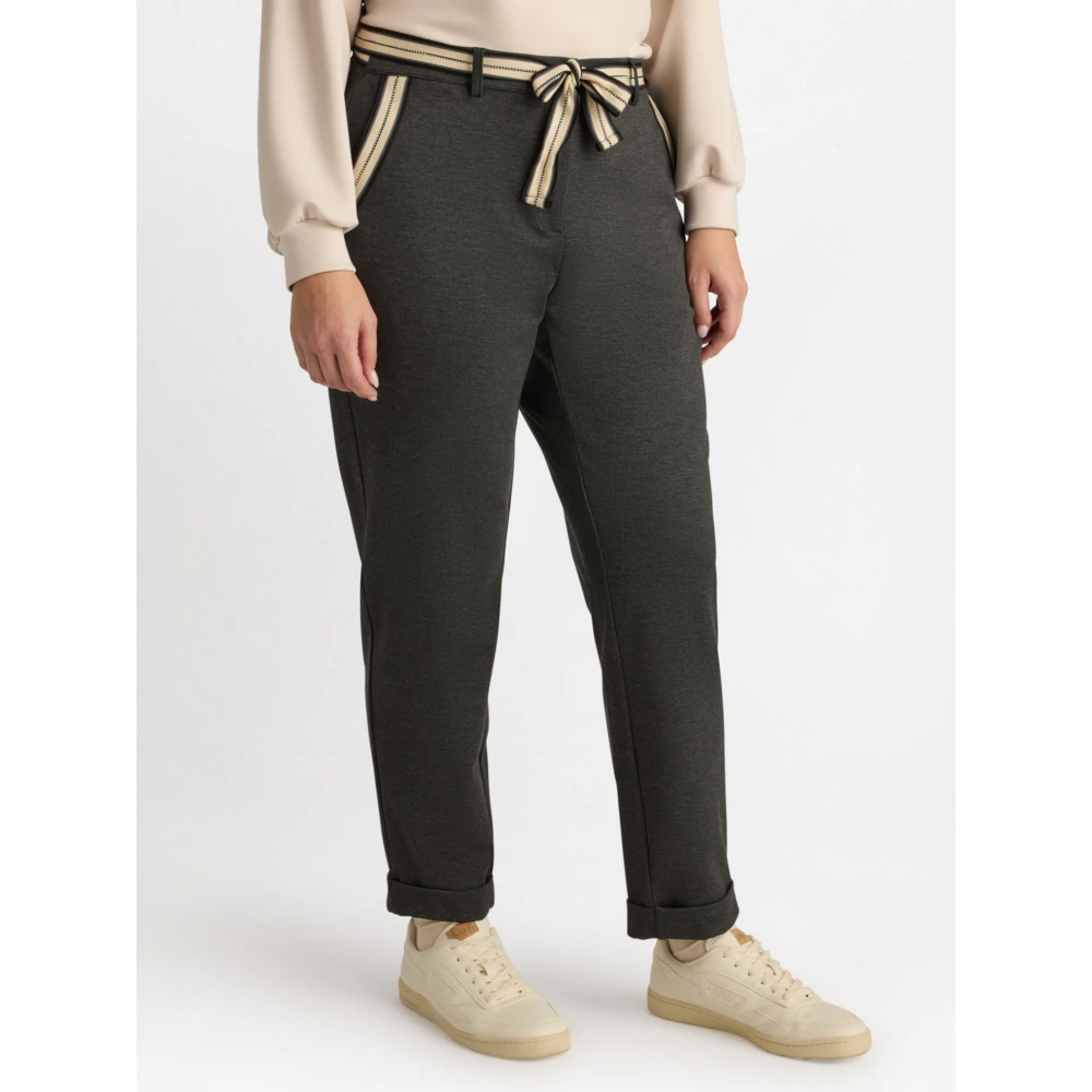 Fiorella Rubino Broek New York met contraststrepen Gray Dames