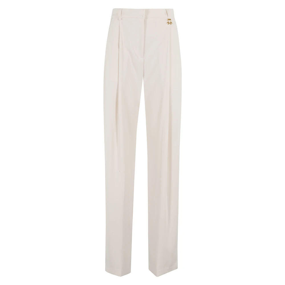 Elisabetta Franchi Stijlvolle Broek voor Vrouwen Beige Dames