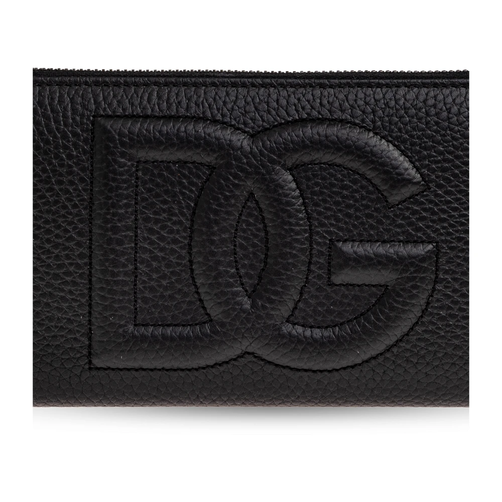 Dolce & Gabbana Portemonnee met logo Black Heren