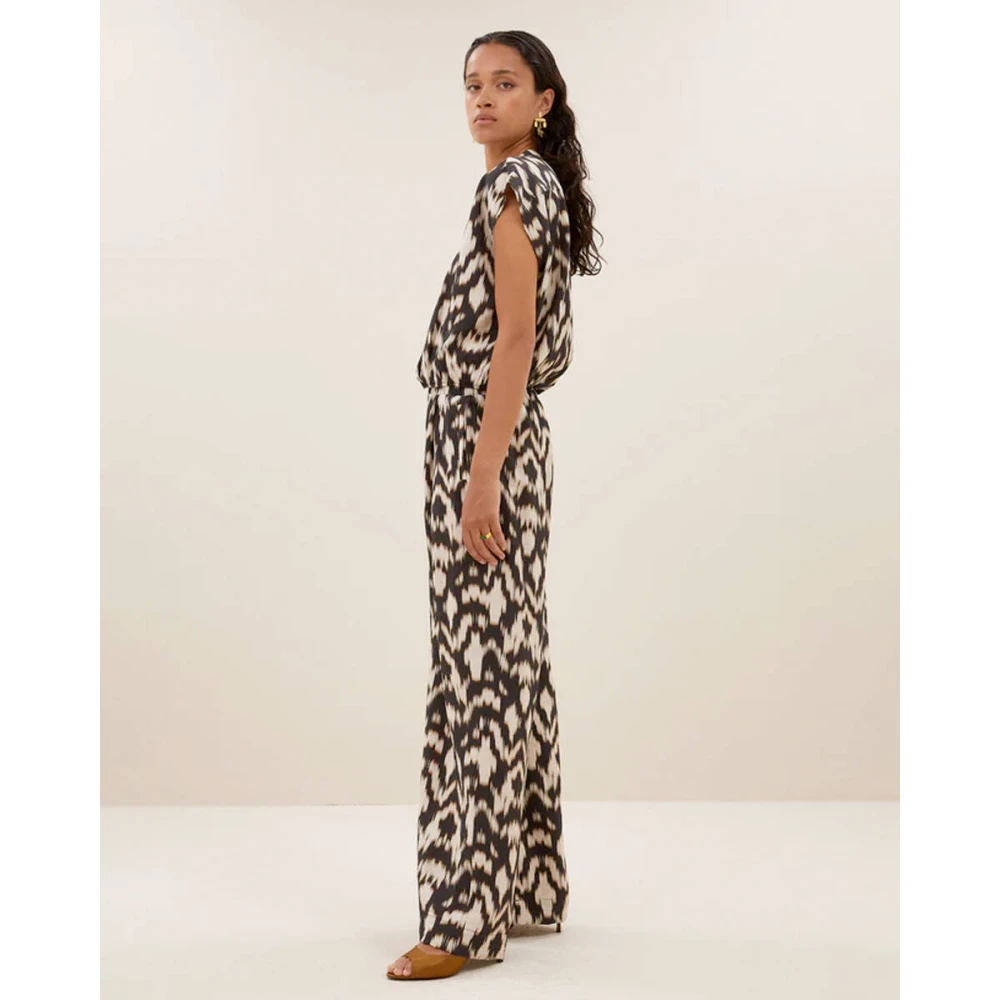 By-Bar Bruine Batik Broek Brown Dames