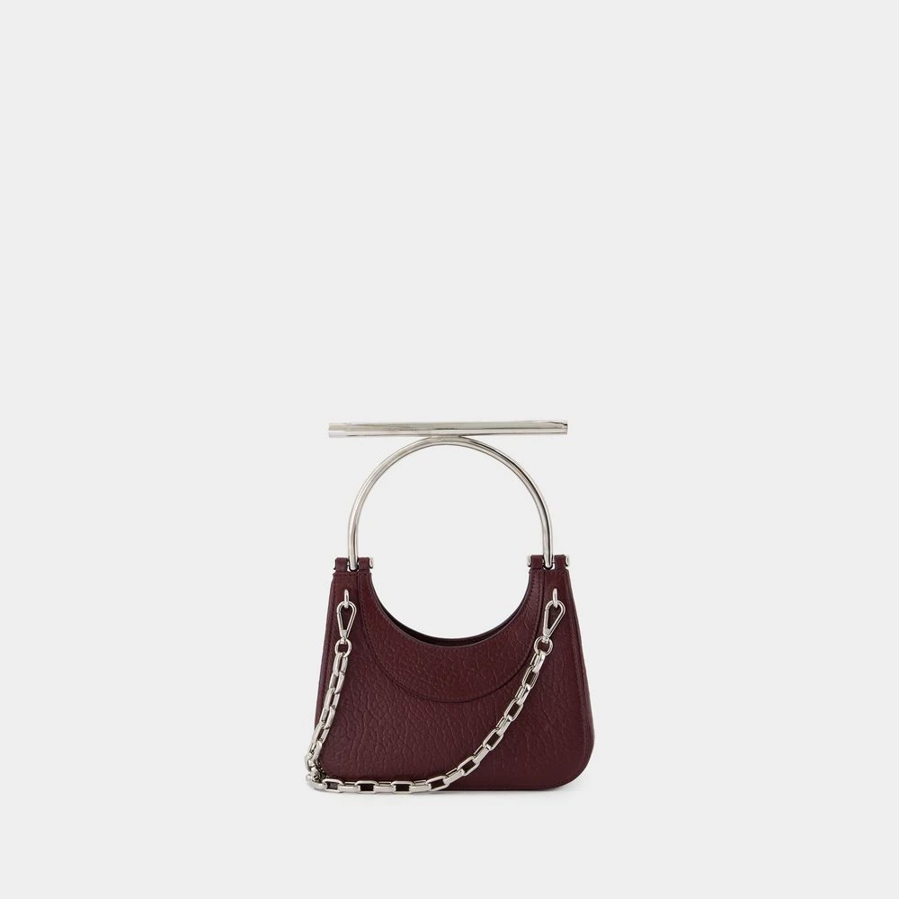 alexander mcqueen Rode Leren Cross Bar Tas Red Dames