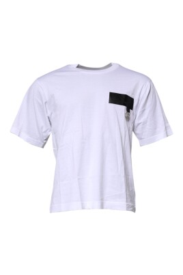 vit-logo-patch-bomull-crew-neck-t-shirt