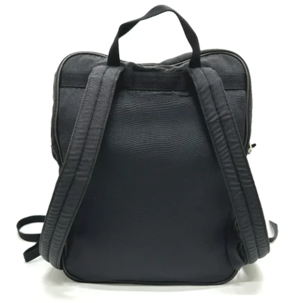 Gucci Vintage Pre-owned Canvas shoulder-bags Black Dames