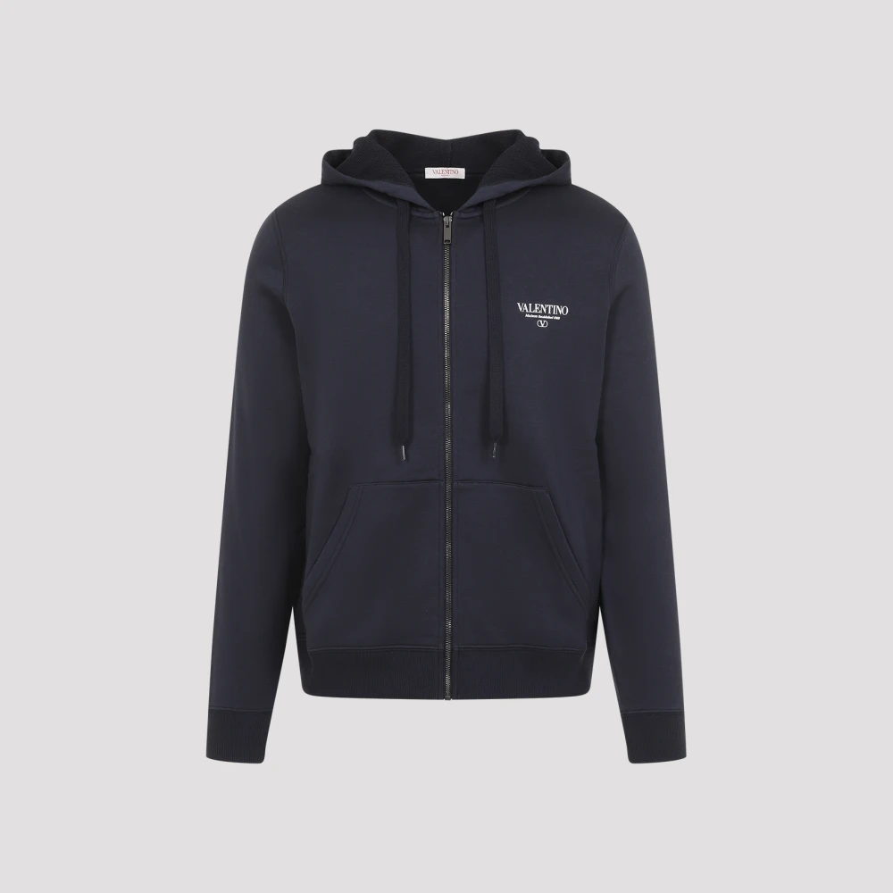 Valentino Blauwe Sweatshirt Aw24 Herenmode Blue Heren