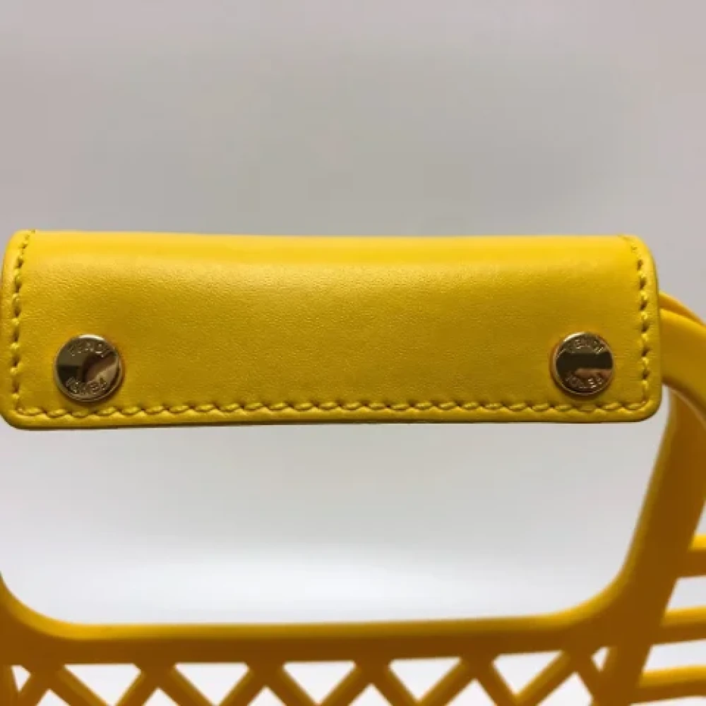 Fendi Vintage Pre-owned Fabric fendi-bags Yellow Dames