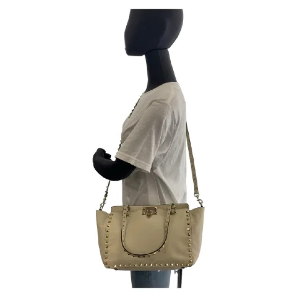 Valentino Vintage Pre-owned Leather shoulder-bags White Dames