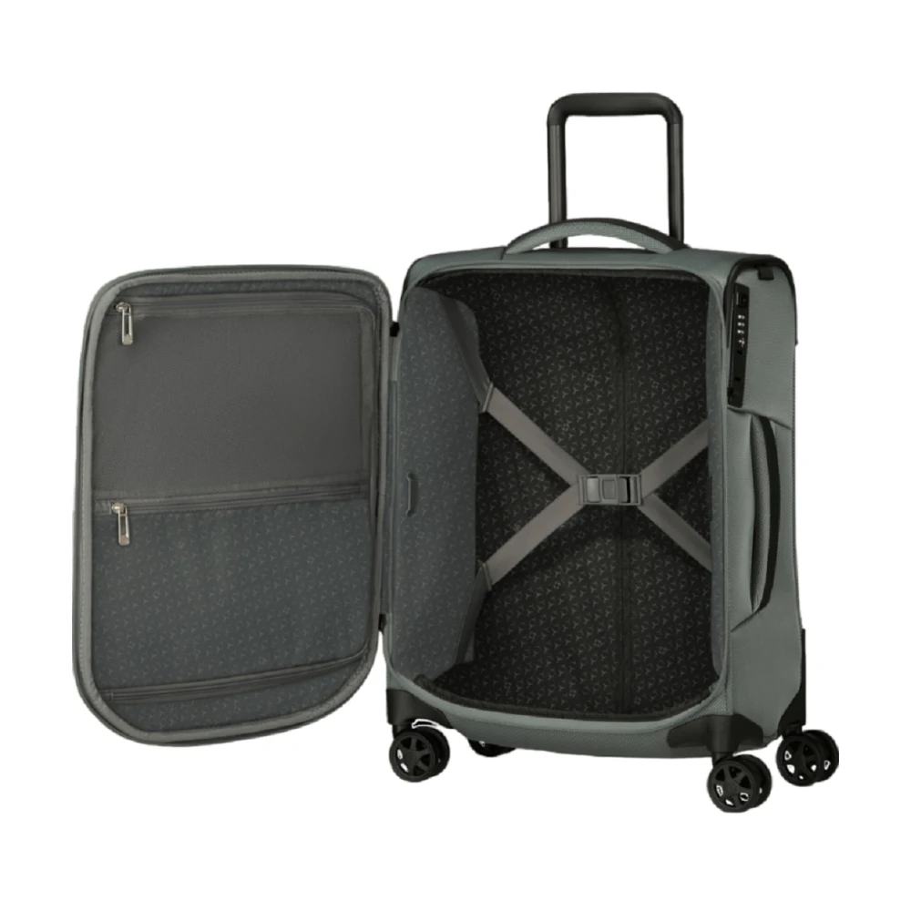 Samsonite Grijze Trolley met gerecycled PET-stof Gray Unisex