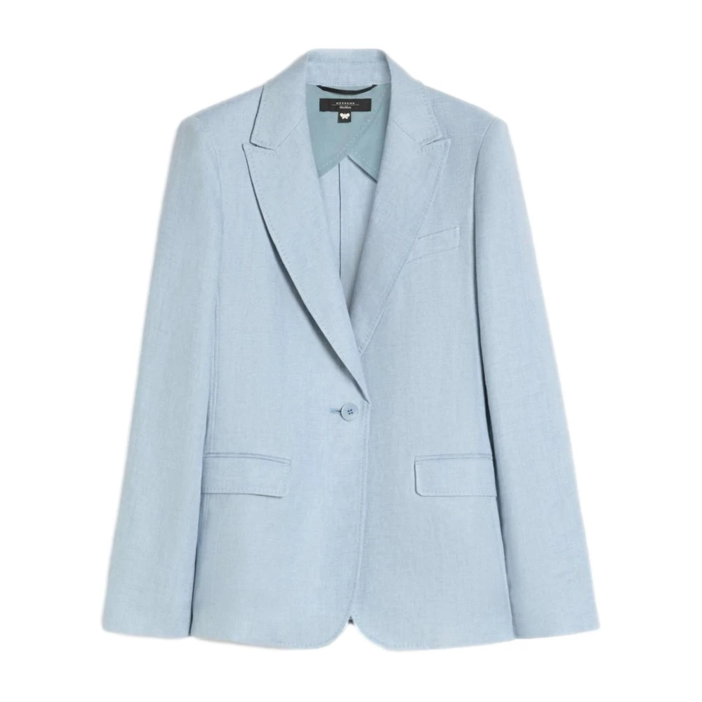 Weekend Max Mara Women's Blue Blazers, 2XS, Wkdnalut Jacket