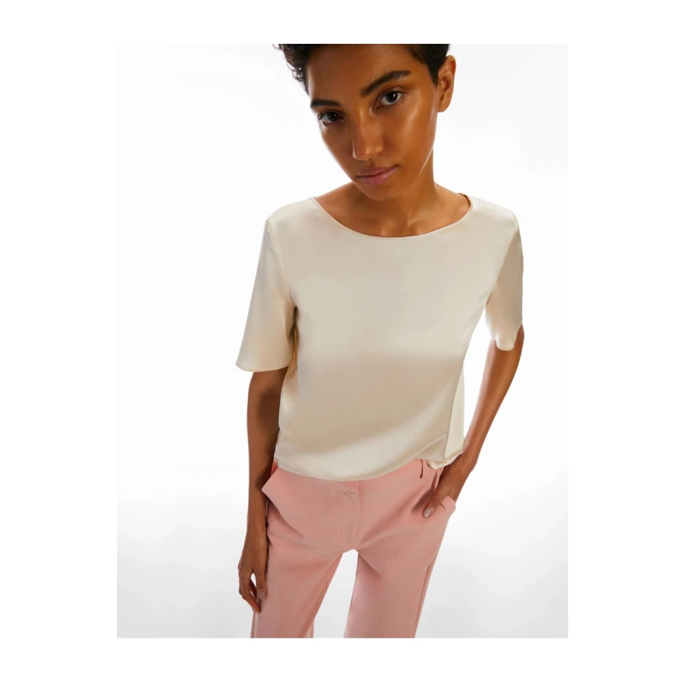 Pennyblack Zijden Blouses in Roze Beige Dames