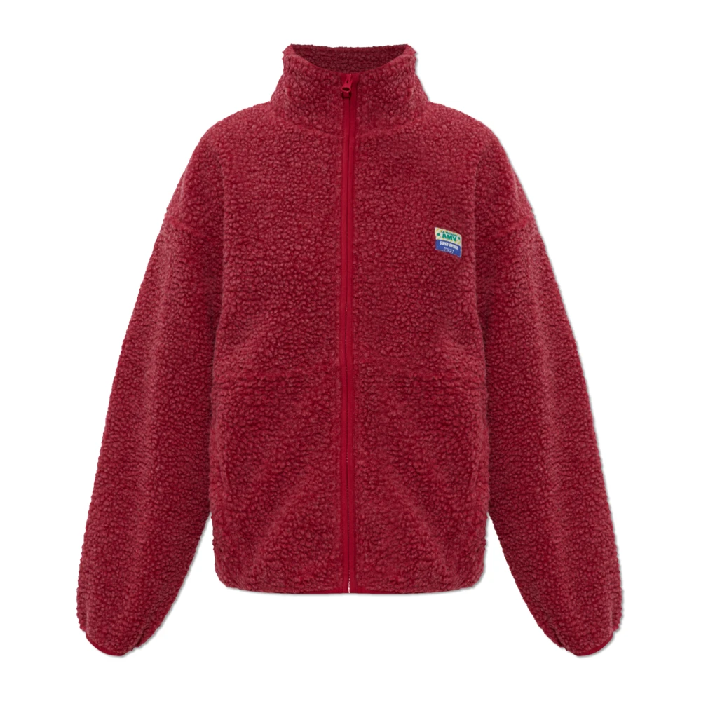 American Vintage Femme Rouge Sweatshirts Et Sweats À Capuche, Taille: 36/38 Fr Hoktown Fleece Jacket
