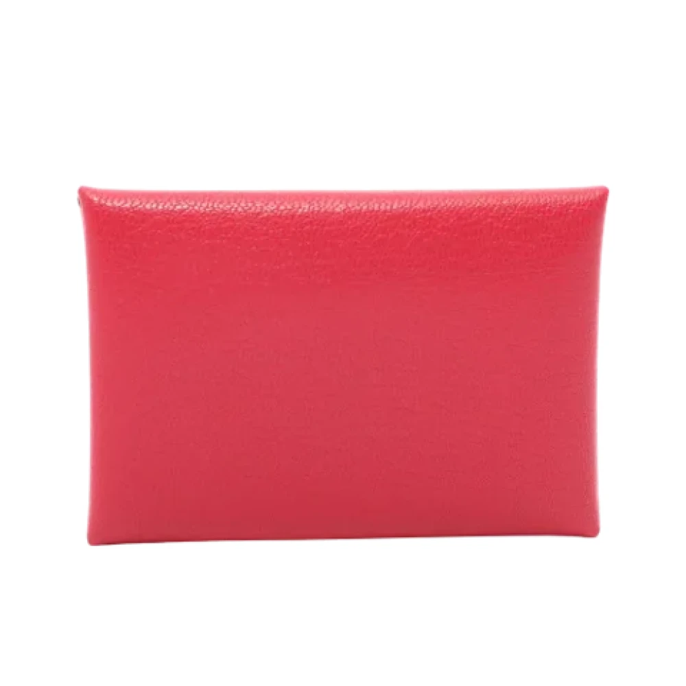 Hermès Vintage Pre-owned Leather wallets Pink Dames