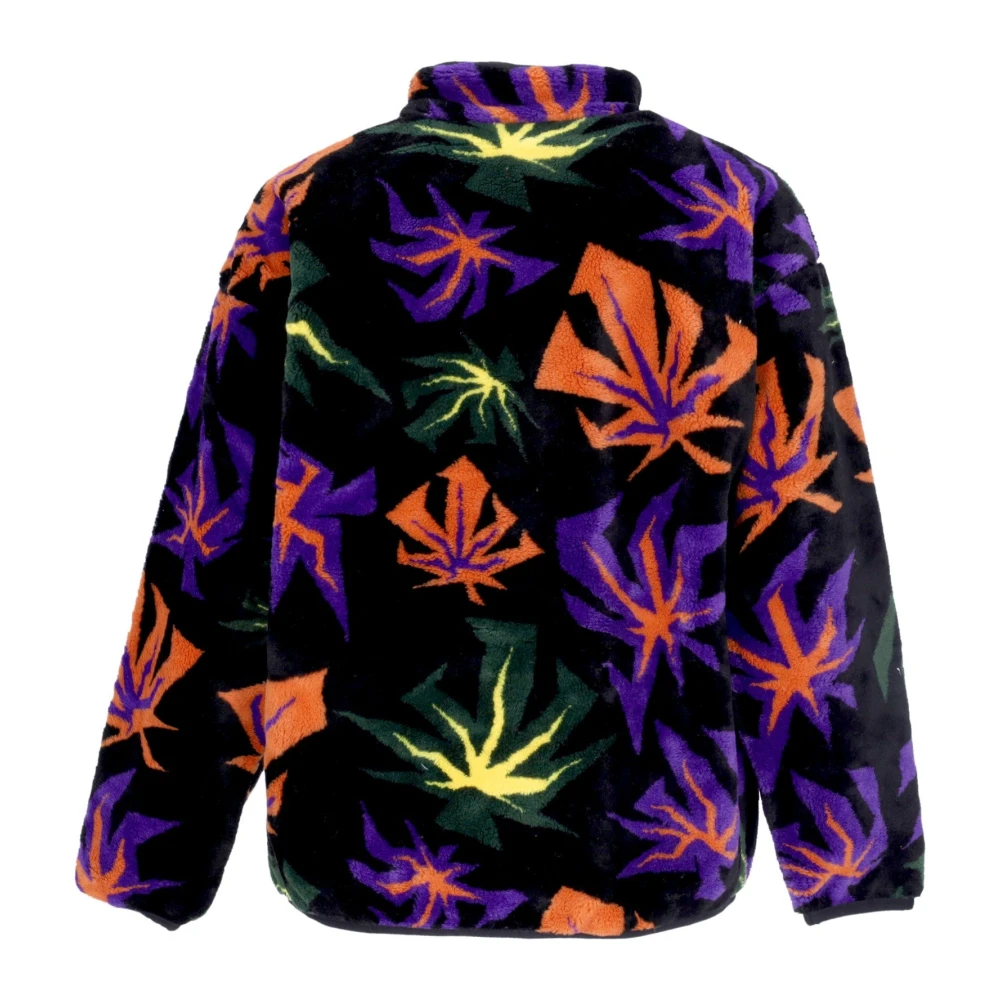 HUF Plant Patroon Sherpa Rits Jas Multicolor Heren