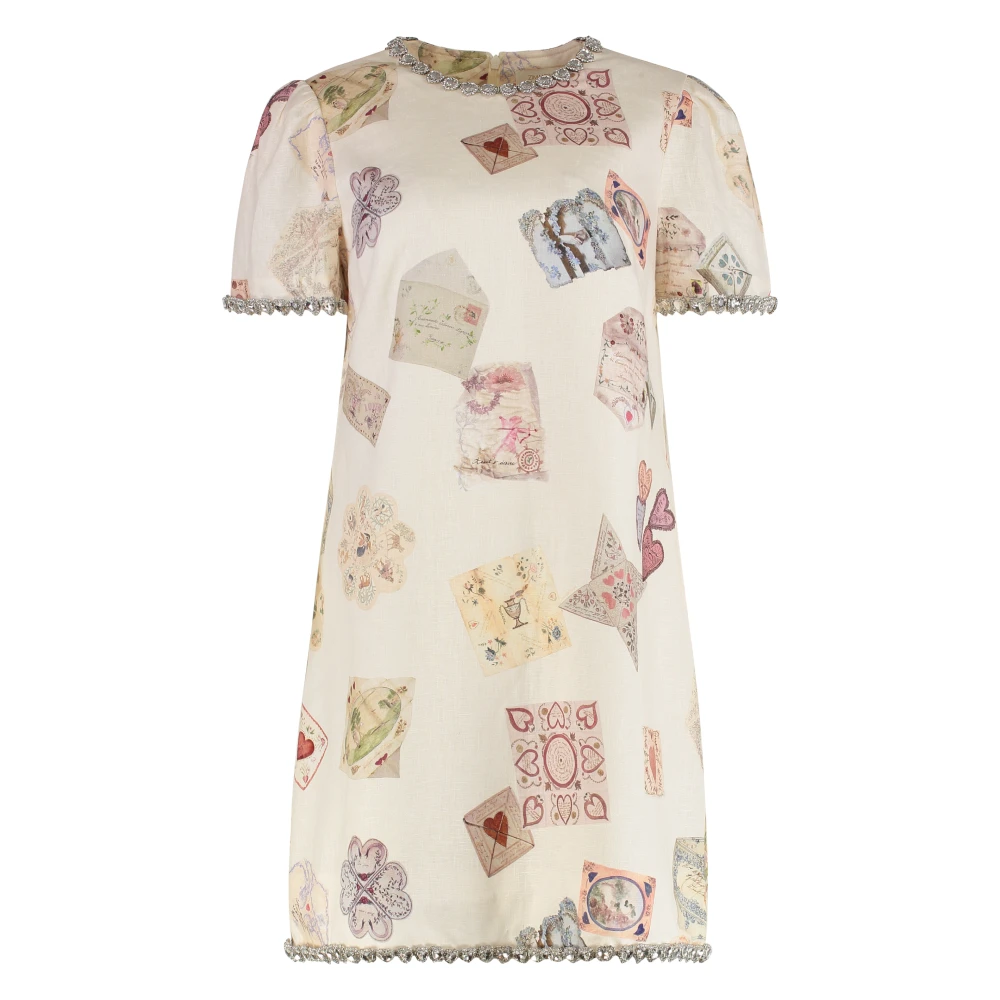 Zimmermann Women's Multicolor Elegant Rhinestone Tunic Dress - Short Dresses - Xs - Dresses