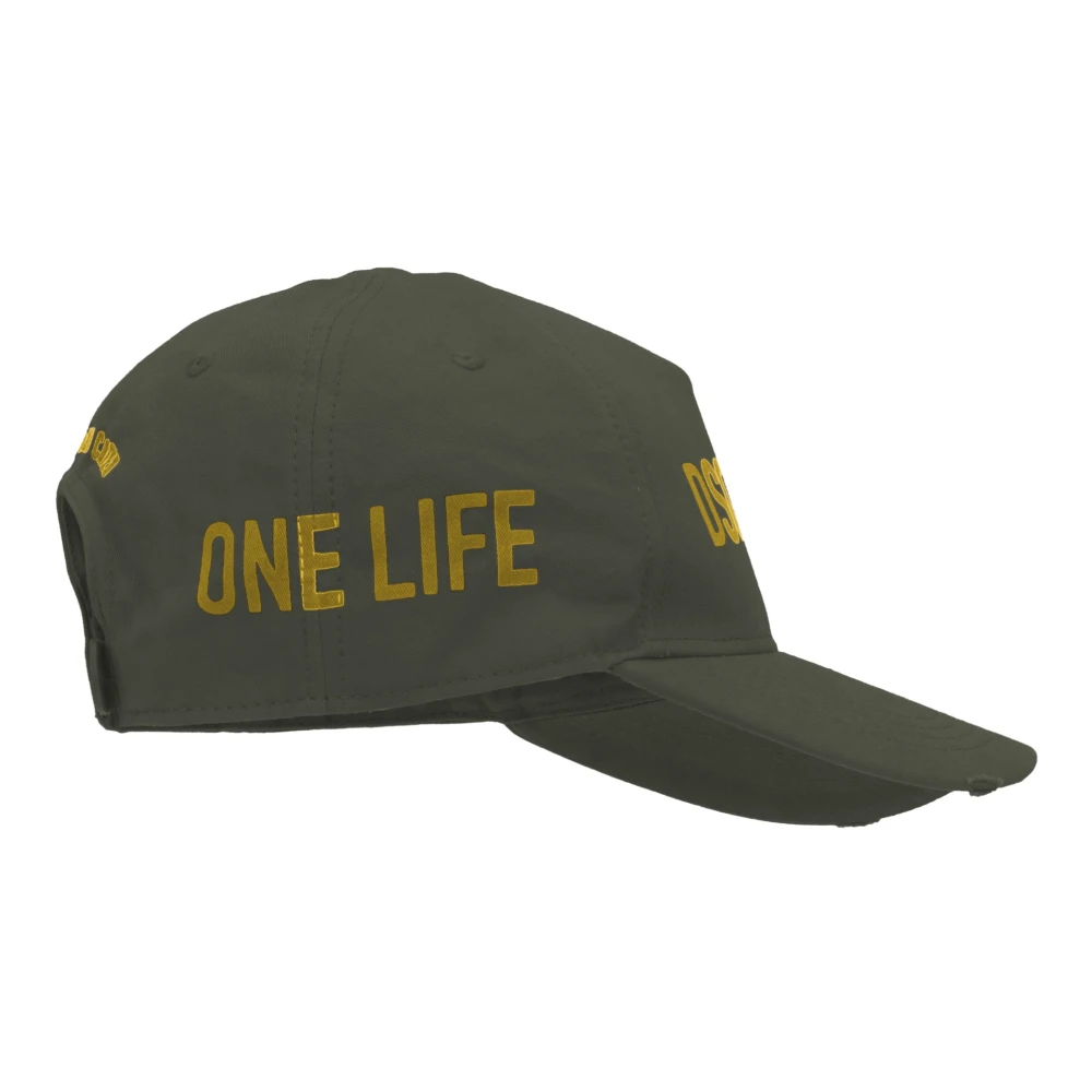 Dsquared2 Contrast Logo Baseballpet Green Unisex