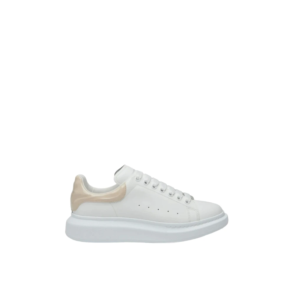 Alexander McQueen Vita Sneakers för en stilren look White, Herr