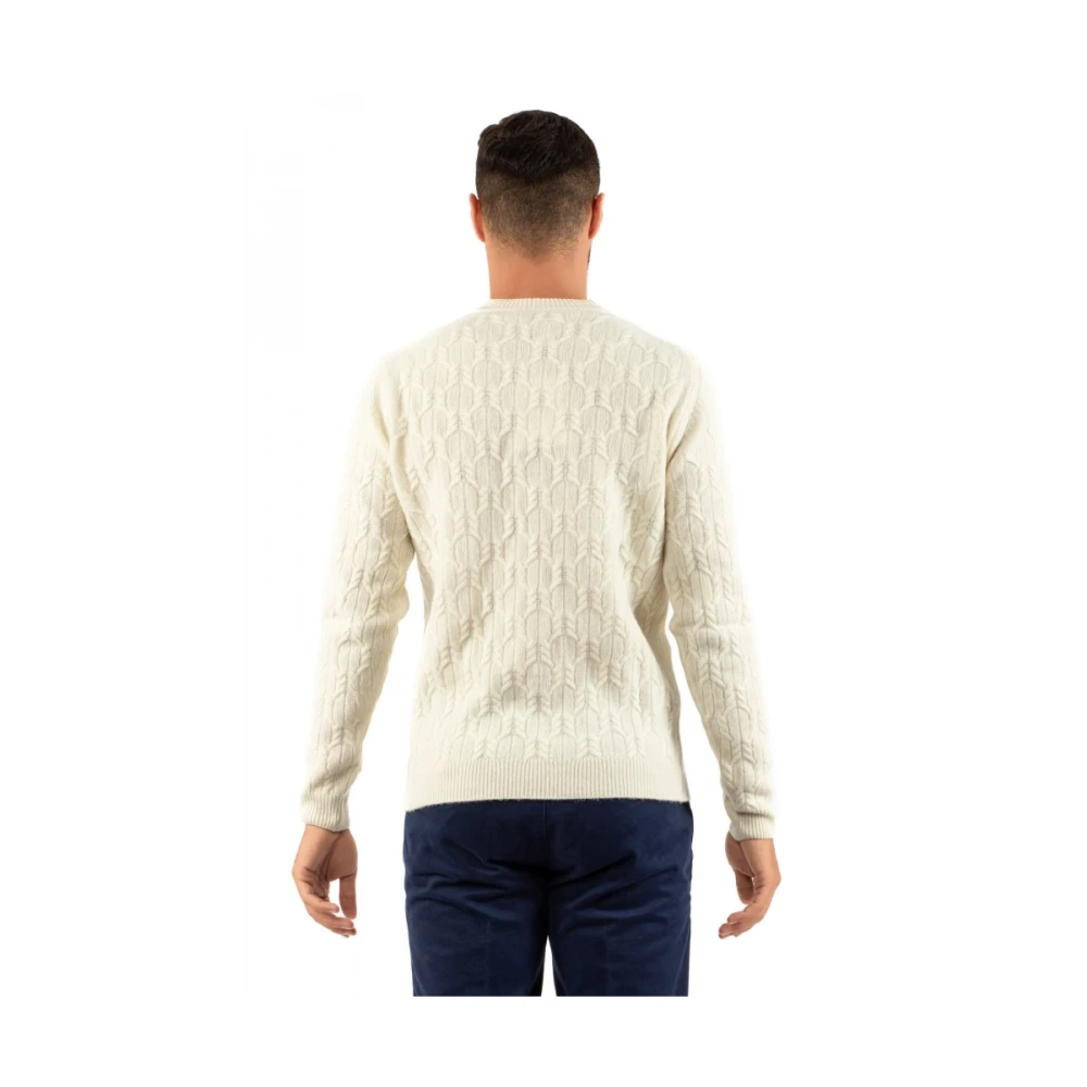 Daniele Fiesoli Heren Gebreide Trui Beige Heren