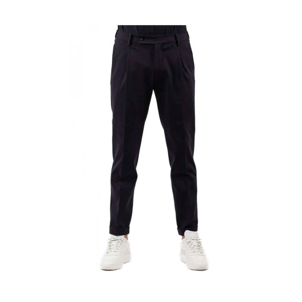 Berwich Herenbroek Klassieke Stijl Blue Heren