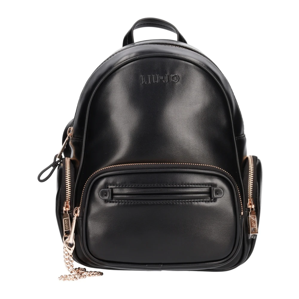 Liu Jo Stijlvolle Zwarte Bucket Bag Rugzak Black Dames