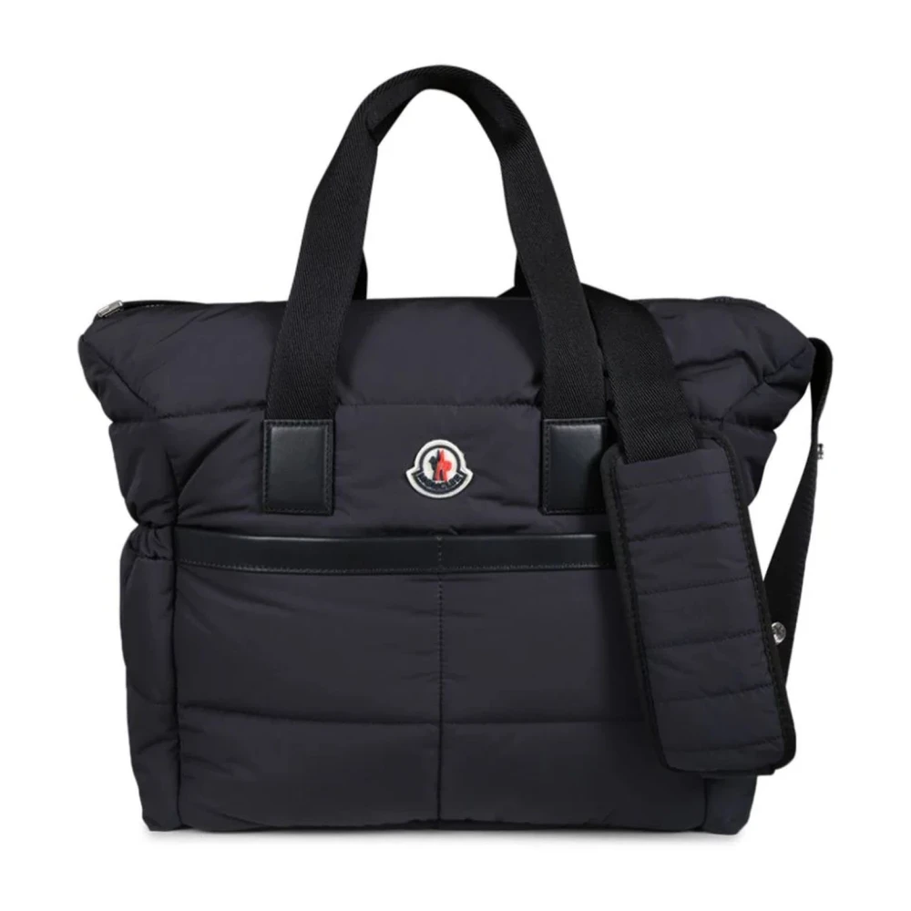Moncler Kinderen Blauwe Gewatteerde Tas Blue Dames