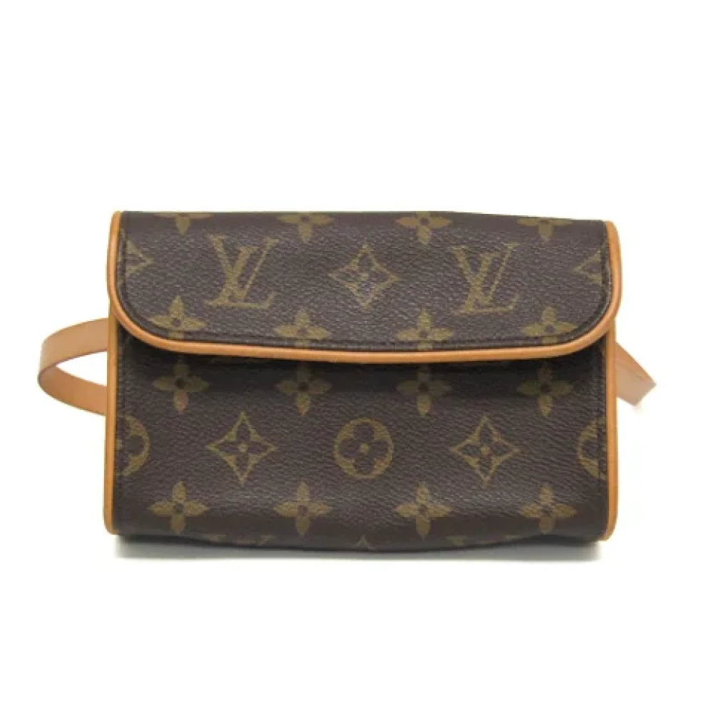 Louis Vuitton Vintage Pre-owned Fabric crossbody-bags Brown Dames