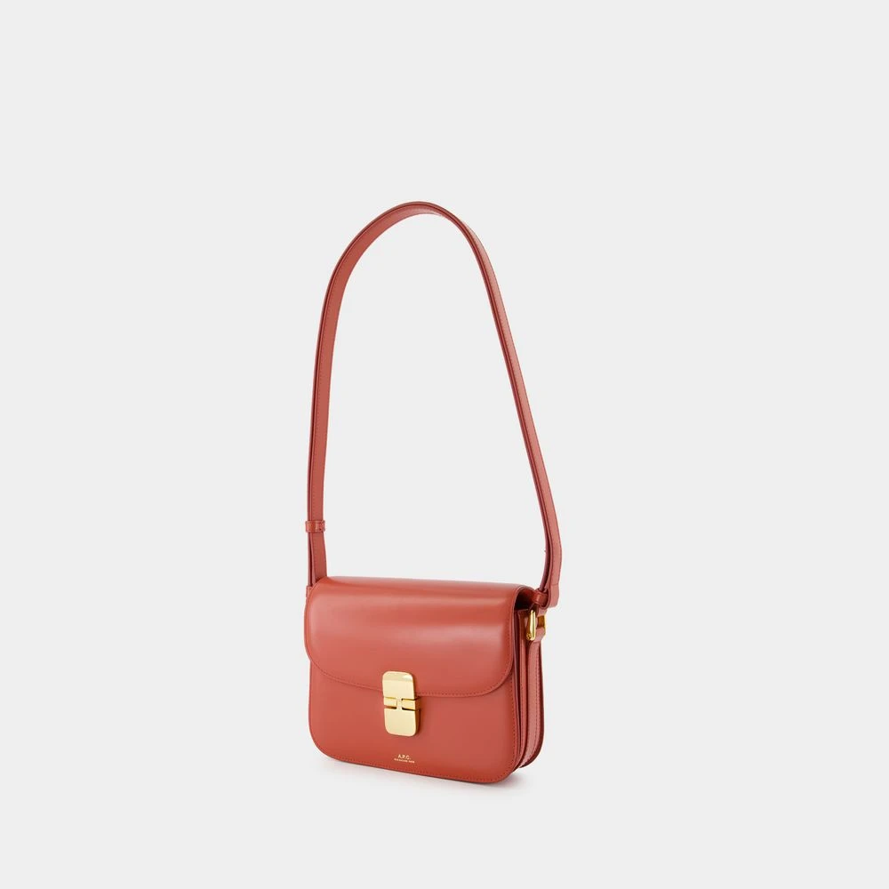 A.p.c. Rode Leren Crossbody Tas Grace Red Dames