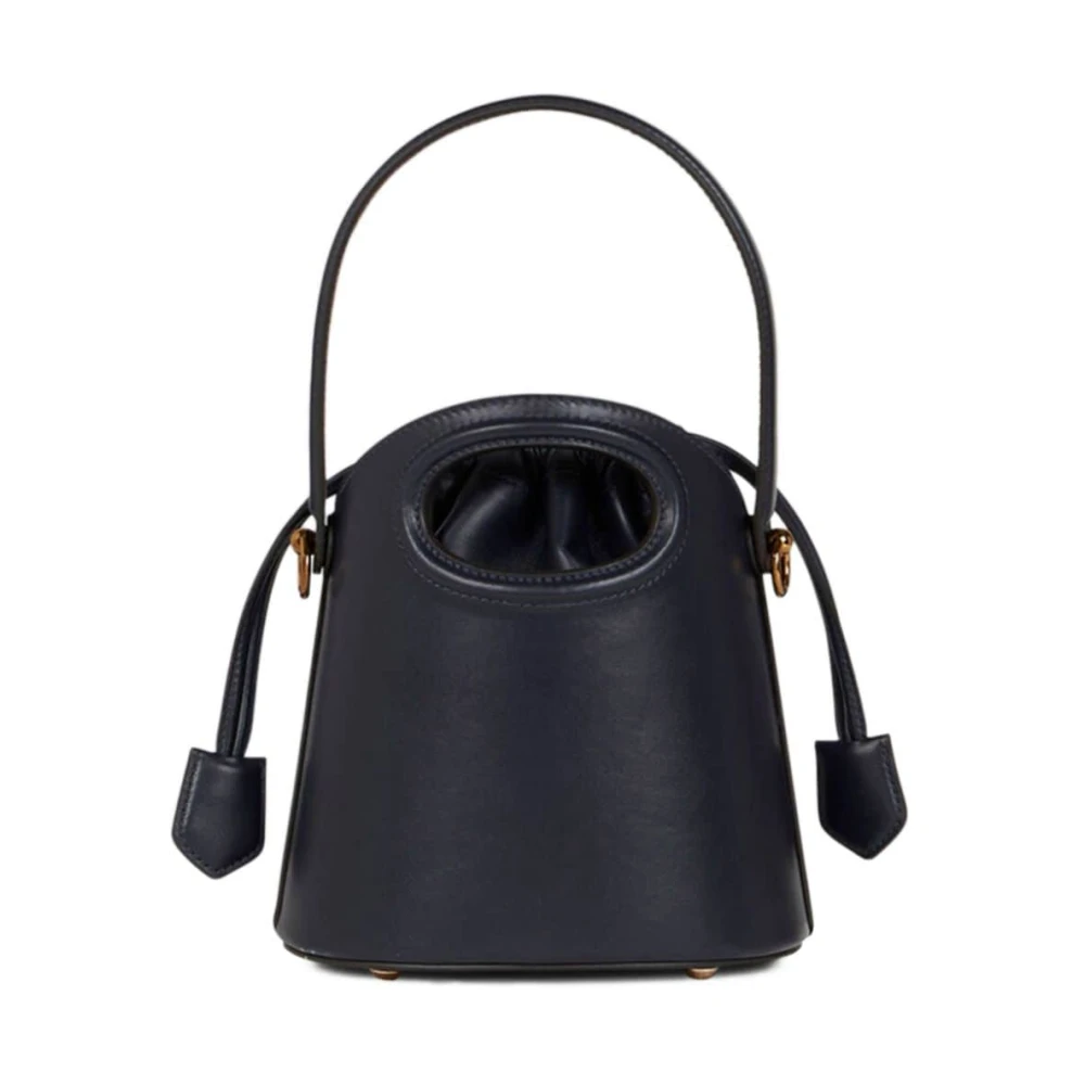 ETRO Blauwe Schoudertas Saturno Glad Leer Blue Dames